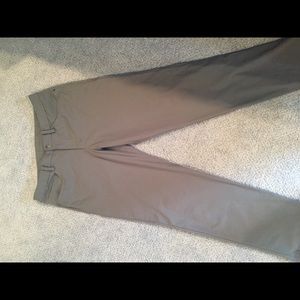 Lululemon classic ABC pants. 33” waist. Light grey